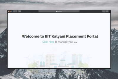 IIIT Kalyani Placement Portal